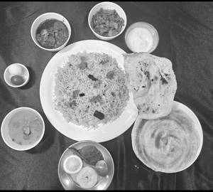 Mutton Special Polaw Thali