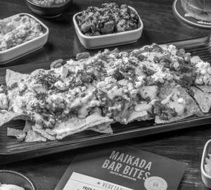 Loaded Barbecue Chicken Nachos