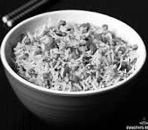 Veg fried rice with gravy