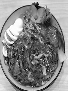 Egg Korean Japchae Noodles
