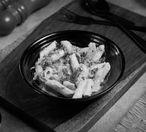 Penne Pasta In Pink Sauce