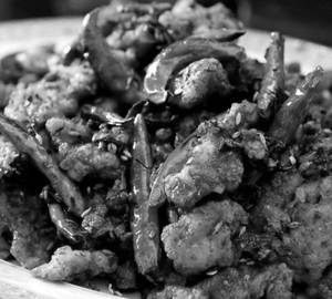 Wok tossed black pepper  lamb