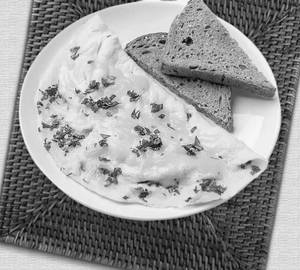Bread Butter/ Jam And Omelette
