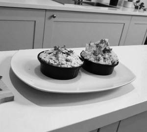 Lemon rice + mini curd rice