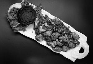 Baby Corn Manchurian Dry