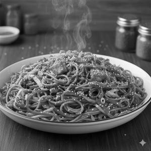 Special Veg Szechuan Noodles