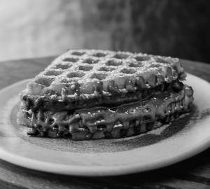 Naked brownie waffle