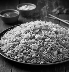Prawns fried rice
