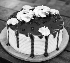 Fresh cream Blueberry Eggless