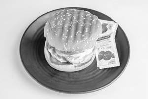 Double Aloo Tikki Burger With Cheese