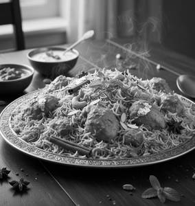 Chicken mughlai biryani