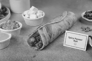 Spicy Paneer Roll