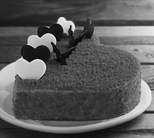 Redvelvet Heart Shape Cake[500Gms]