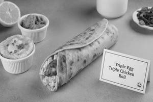 Triple Egg Triple Chicken Roll