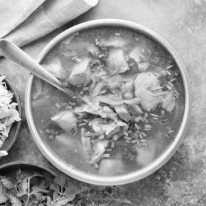 Chicken Lemon & Coriander Soup