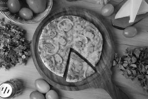 Three Pepper Mushroom Pizza [8 Inches]