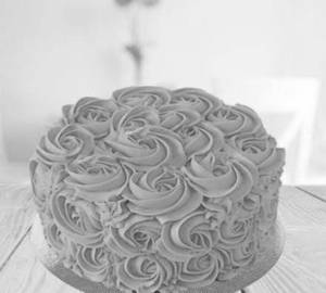 Strawberry Flower Cake