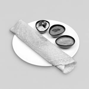 Plain Dosa And Chutney