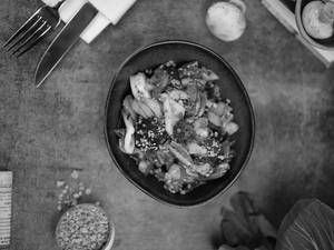 Stir Fried Vegetables With Burnt Garlic