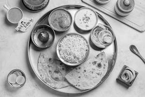 Egg Curry Thali