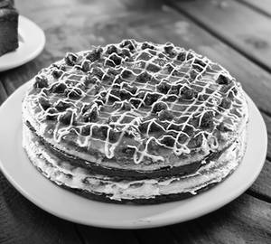 Berry Red Velvet Waffle Cake (Double Layer)