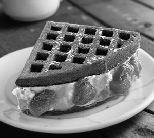 Berry Red Velvet Waffle