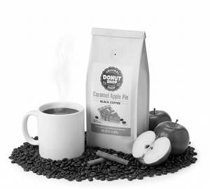 Original Donut Shop Caramel Apple Pie Black Coffee
