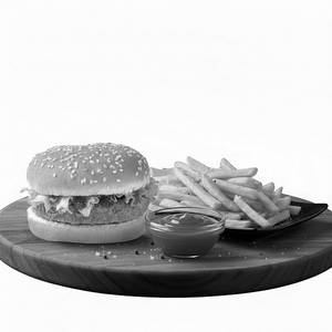 Smoky BBQ Burger + Salted Fries