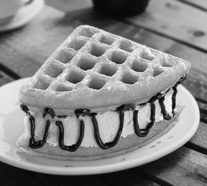 Ice Cream & Fudge Vanilla Waffle