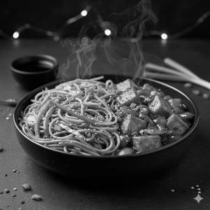Veg Hakka Noodles Bowl
