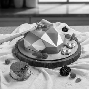 Golden Heart Pinata cake - 700 gms