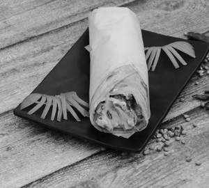 Mutton Shami Kebab Roll