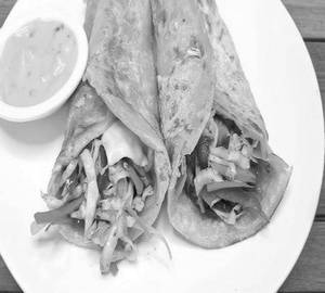 Vegetable Paratha Roll