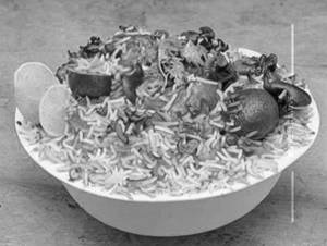 Mushroom Biryani 