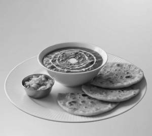 Dal Makhani With 3 Butter Roti [Mini]