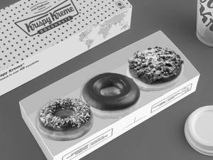 Chocolate Doughnut Box of 3