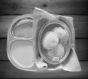 Millet sambar idly  [3 pieces]
