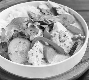 Chicken Thai Green Curry With Rice