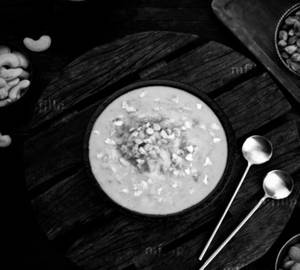 Basundi with nuts