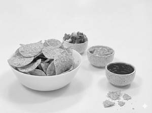 Nachos With Salsa Dip
