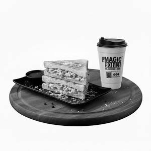 Cheese Veg Mayo Sandwich + Classic Cold Coffee