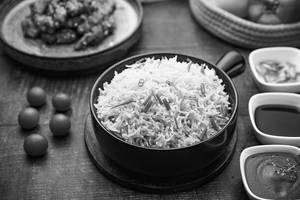 Burnt Garlic Fried Rice [Veg]