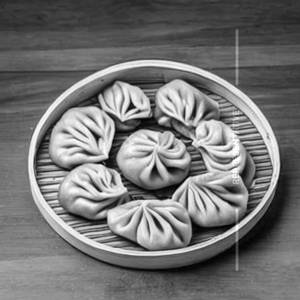 Soya lehsuni momos