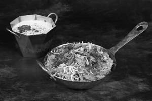 Veg Dum Biryani With Raita