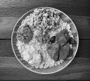 Fish Fry Meals In Banana Leaf