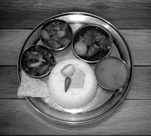 Mutton thali