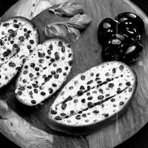 Garlic Bread Cheese Black Olive