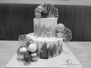 Lavender & Pink (double Tier Cake) (chocolate)