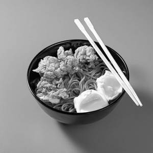 Classic Korean Ramen Bowl Chicken