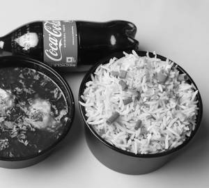 Veg Manchurian Fried Rice With Coke 250ml